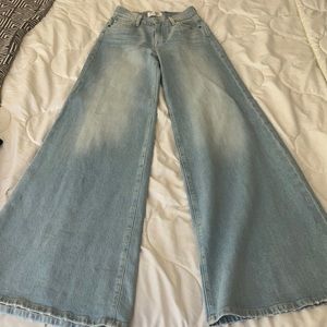 FRAME Le Palazzo high-rise wide-leg jeans
